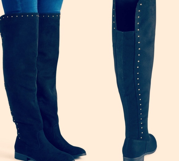 Simply Be Shoes - Kimora high thigh boots